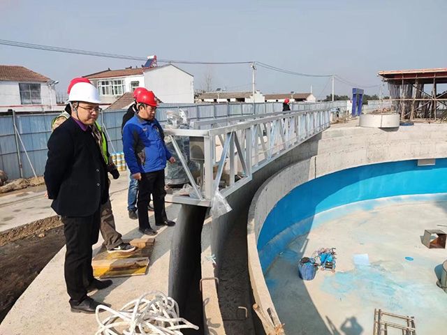 河南萬川環保設備公司領導到永城、濟南兩個項目視察工作