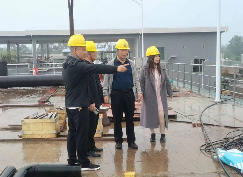 萬川環保集團領導到四川自貢 深入污水處理廠項目一線視察指導工作
